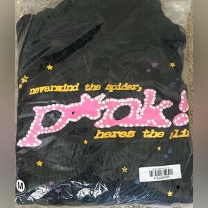 Sp5der “P*nk” hoodie ‘black’